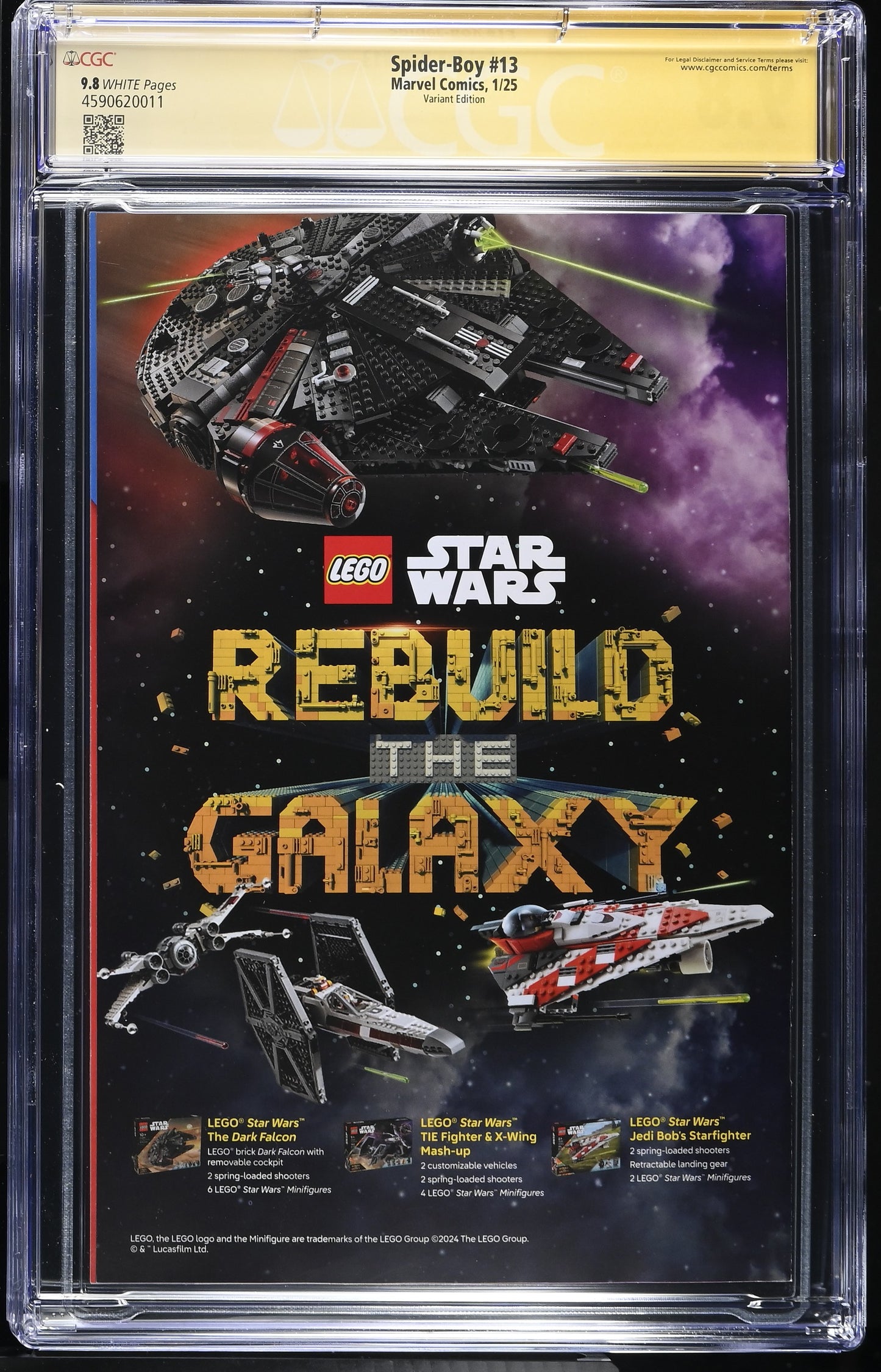 Spider-Boy #13 Chrissie Zullo Variant CGC SS 9.8