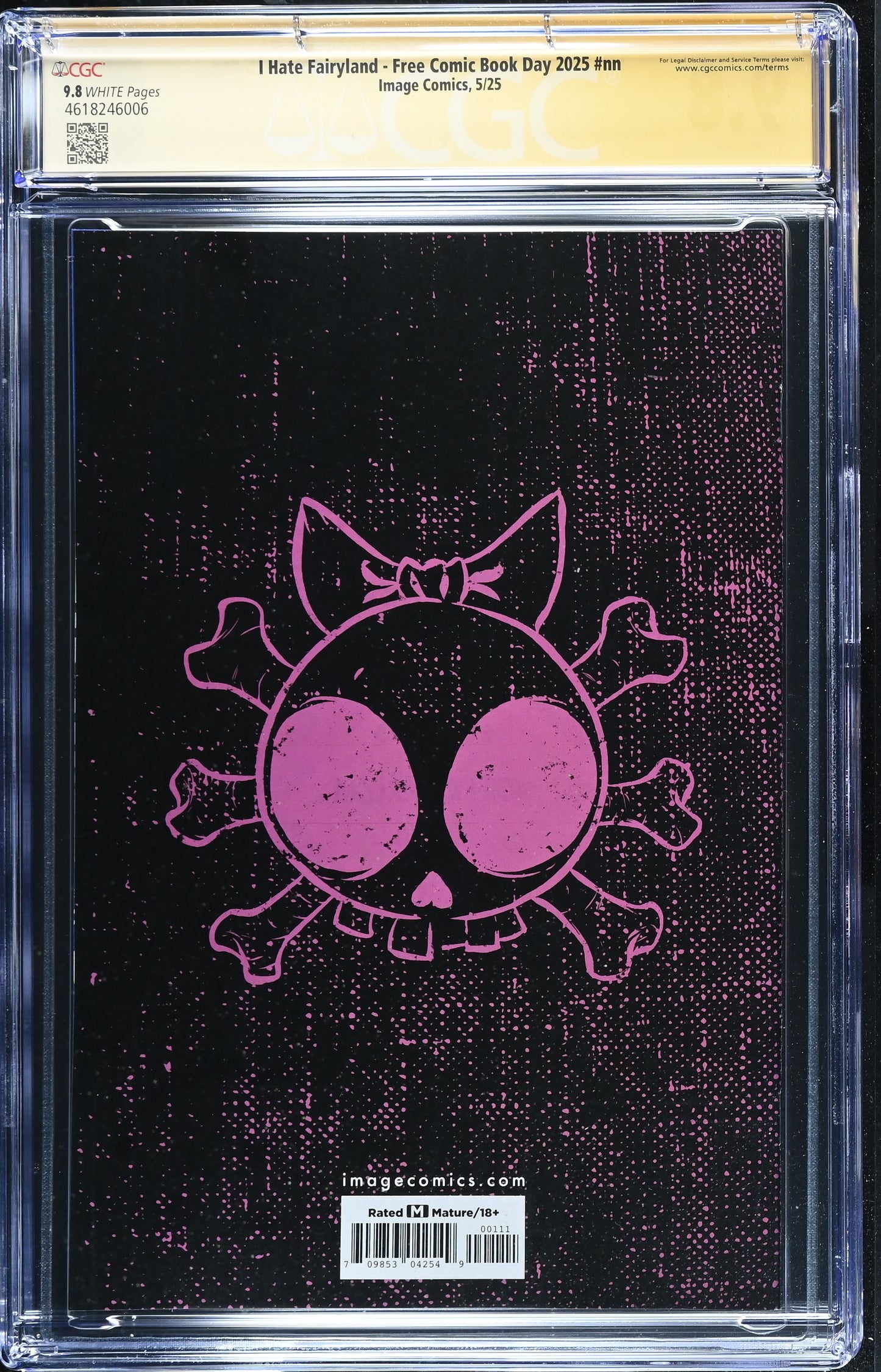 I Hate Fairyland FCBD 2025 CGC 9.8 Signed By Skottie Young