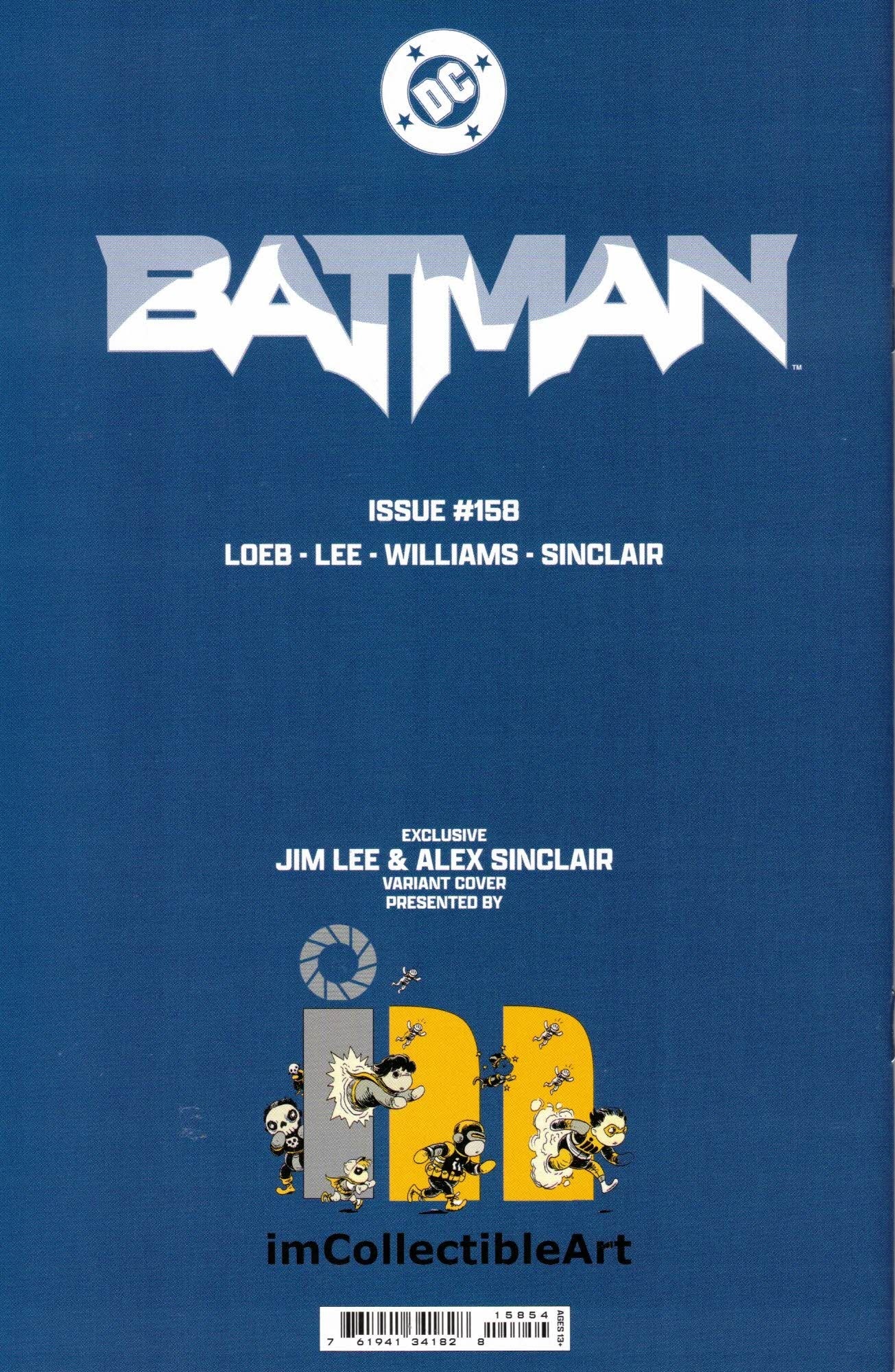 Batman #158 Jim Lee Signed Exclusive