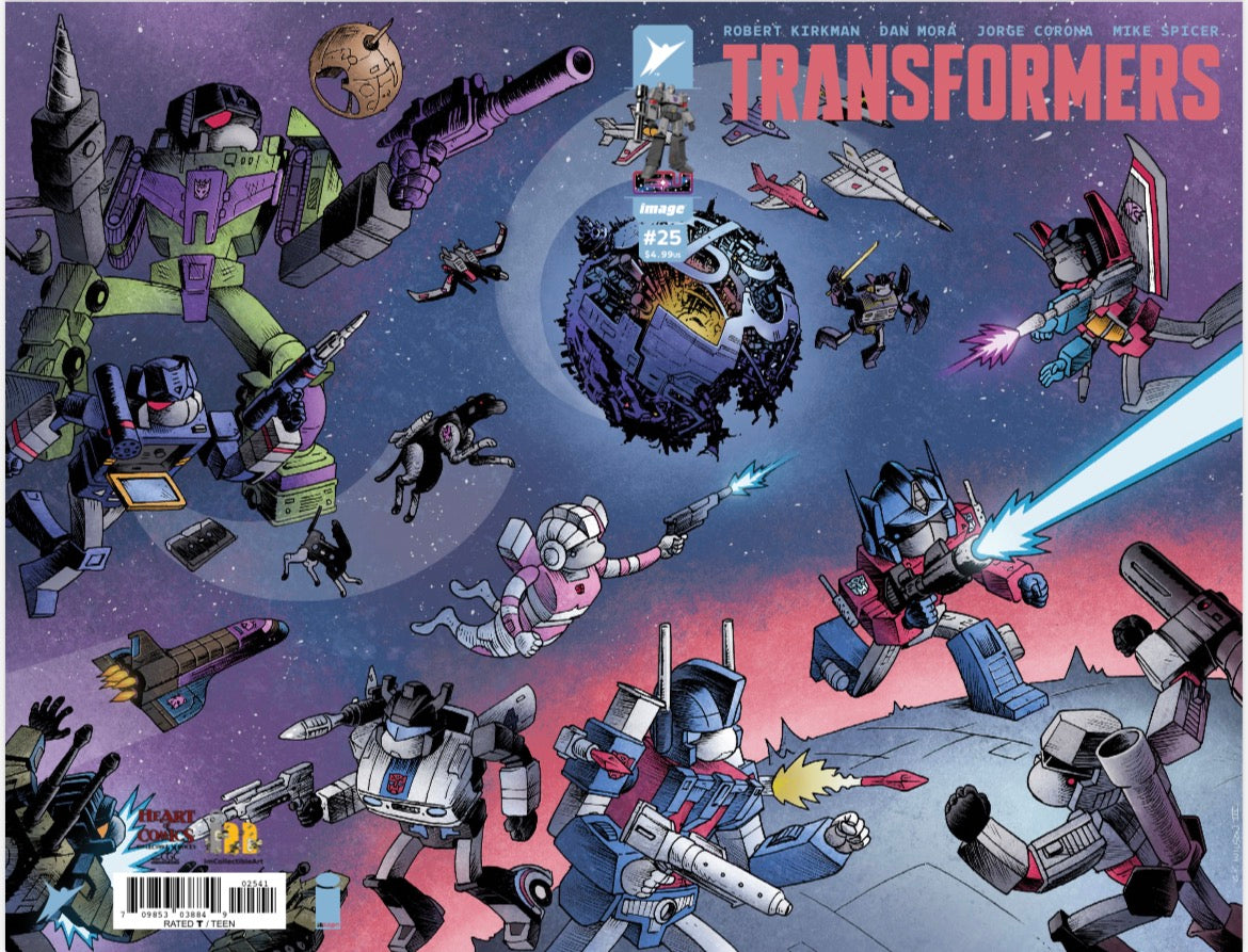 Transformers #25 Heart of Comics/IM Collectible Art CP Wilson III Exclusive