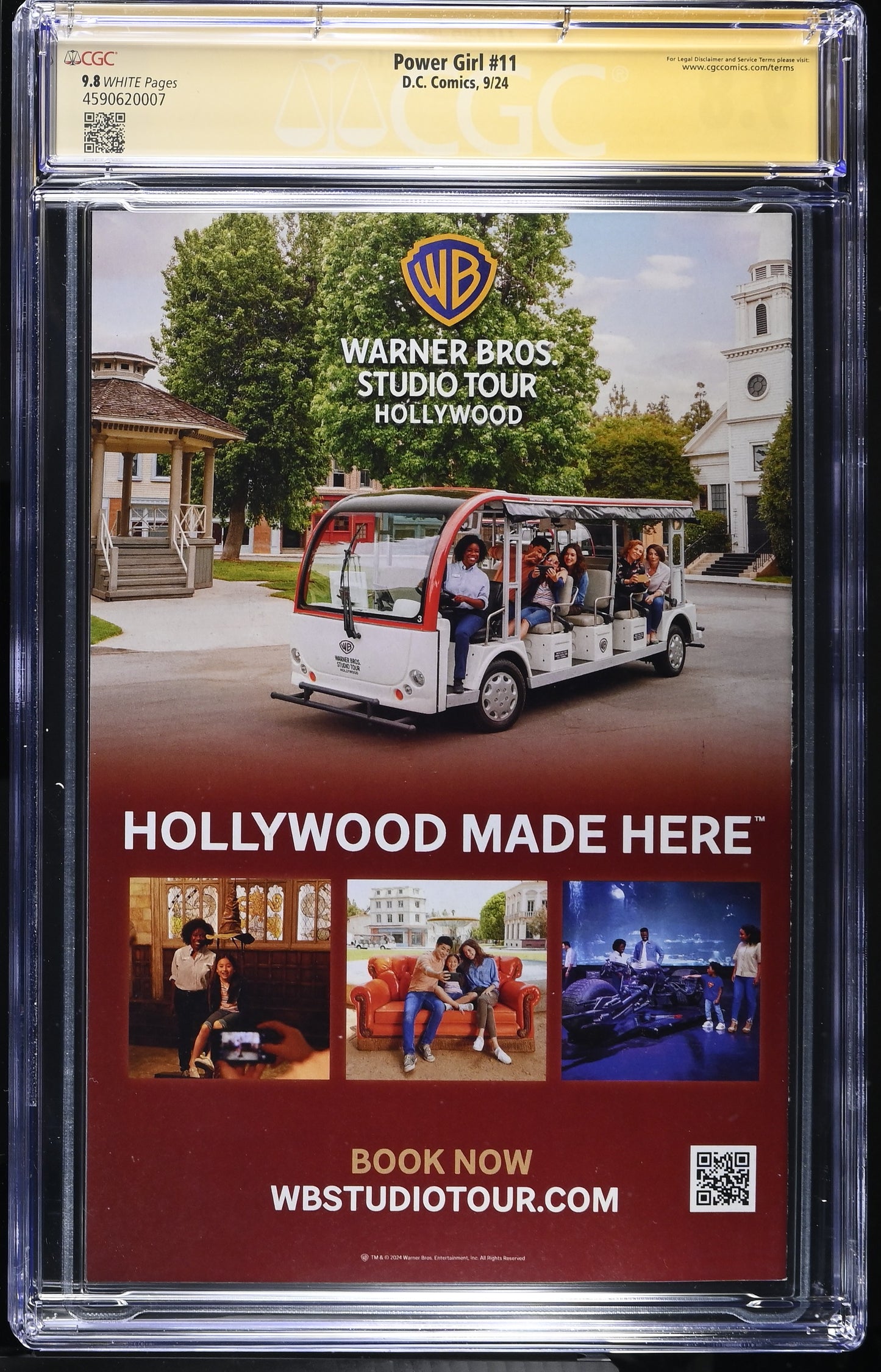 Power Girl #11 Adriana Mello Signed CGC SS 9.8