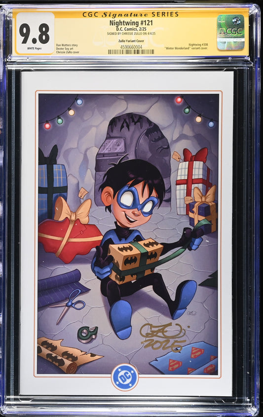Nightwing #121 Chrissie Zullo Variant 9.8 CGC SS