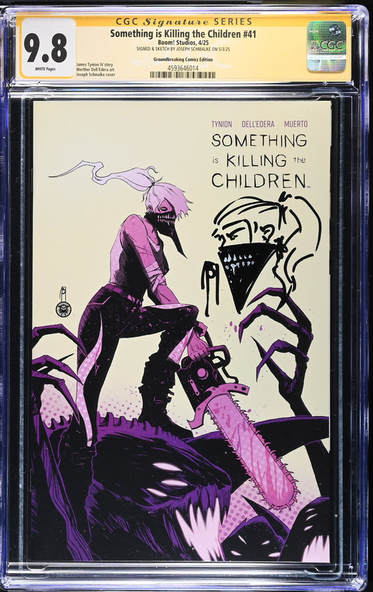 Something is Killing the Children #41 Joseph Schmalke Sign w/remarque CGC 9.8