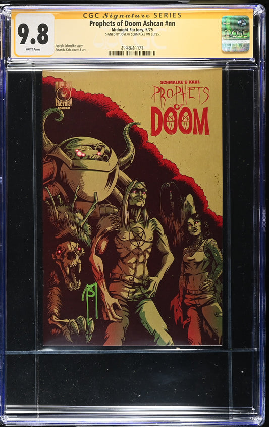 Prophets of Doom: FCBD Ashcan Signed by Joseph Schmalke CGC 9.8
