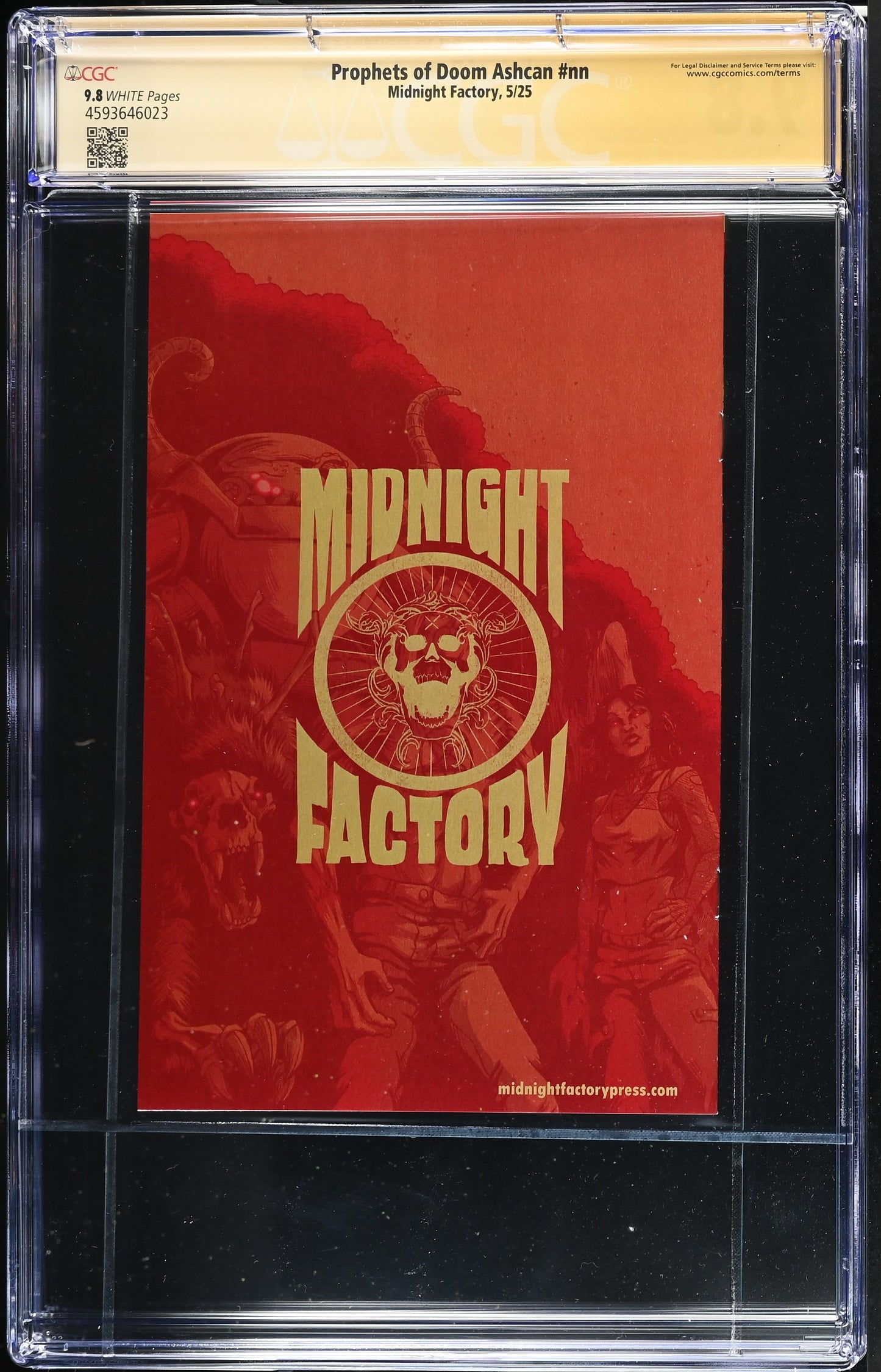 Prophets of Doom: FCBD Ashcan Signed by Joseph Schmalke CGC 9.8