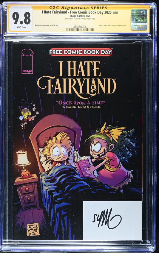 I Hate Fairyland FCBD 2025 CGC 9.8 Signed By Skottie Young