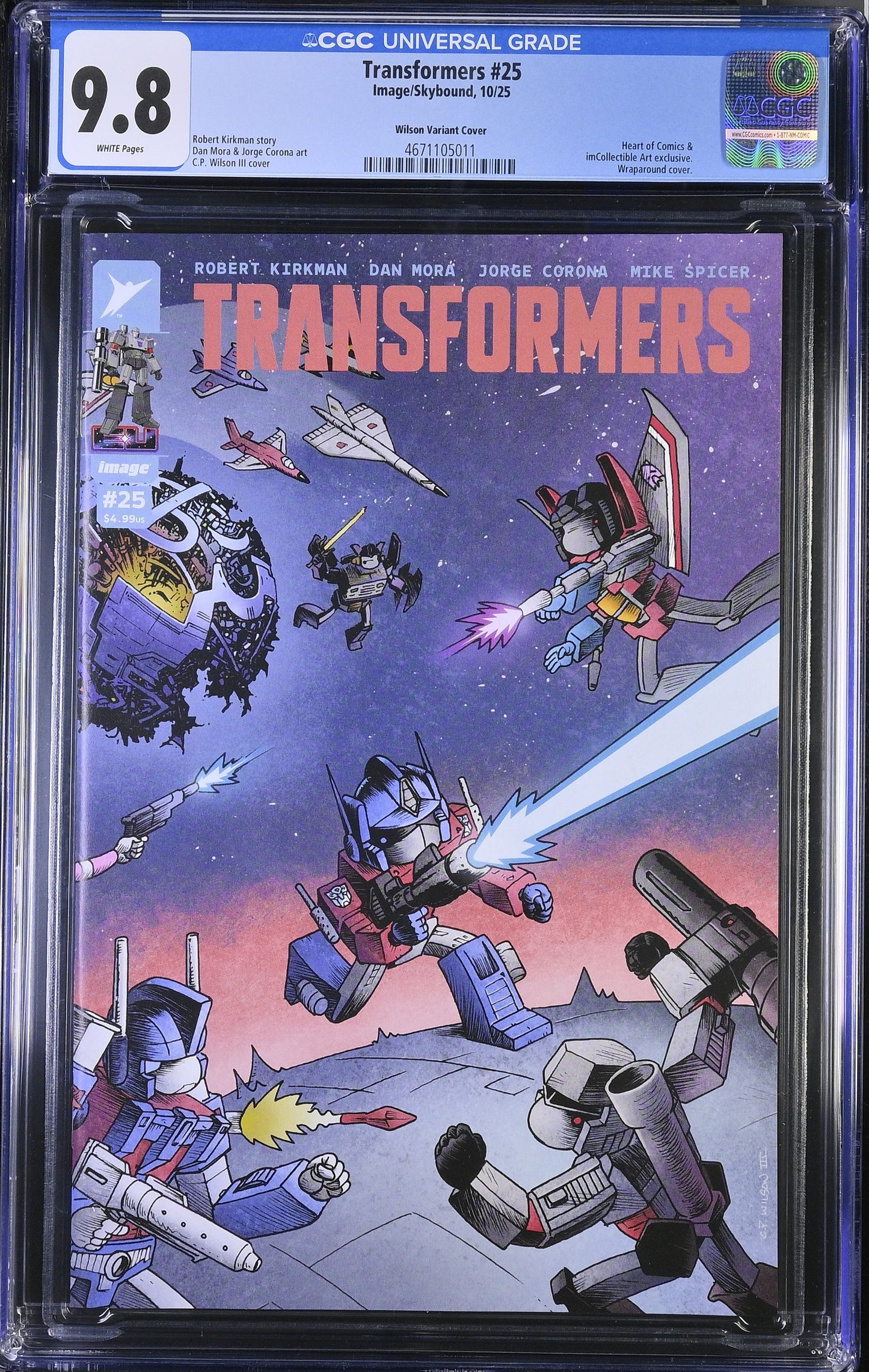 Transformers #25 Heart of Comics/IM Collectible Art CP Wilson III Exclusive